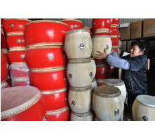 探尋淄博大鼓制作工藝——賢武鑼鼓廠的專業傳承